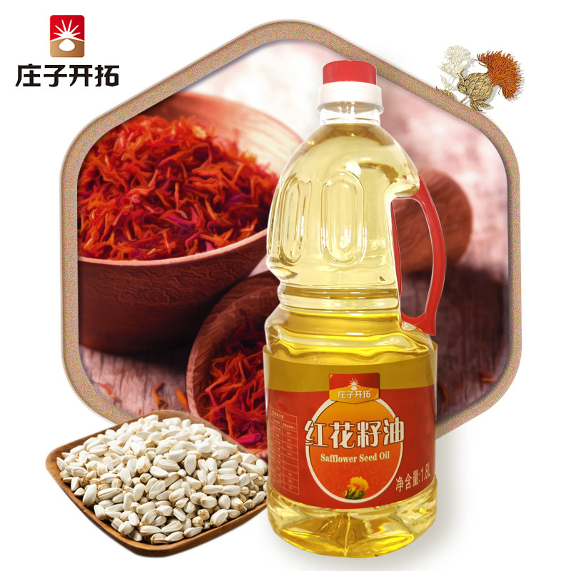 1.8L红花籽油塑料桶单桶