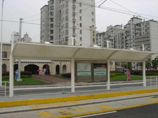 膜结构公交站台