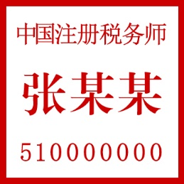 四川省执业注册税务师执业印章尺寸