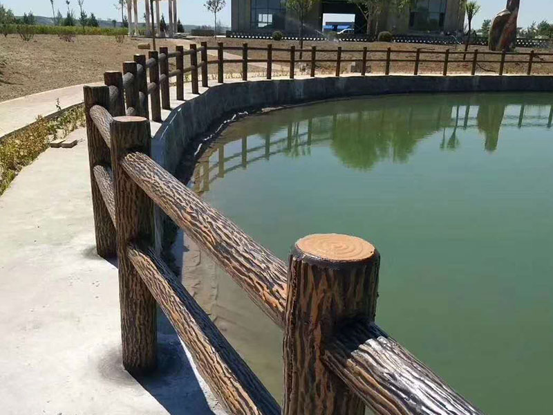 兰州水泥仿木护栏