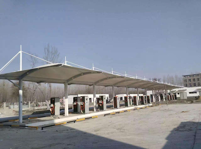 西藏泸州充电桩膜结构