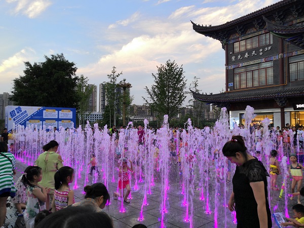 四川旱地音乐喷泉