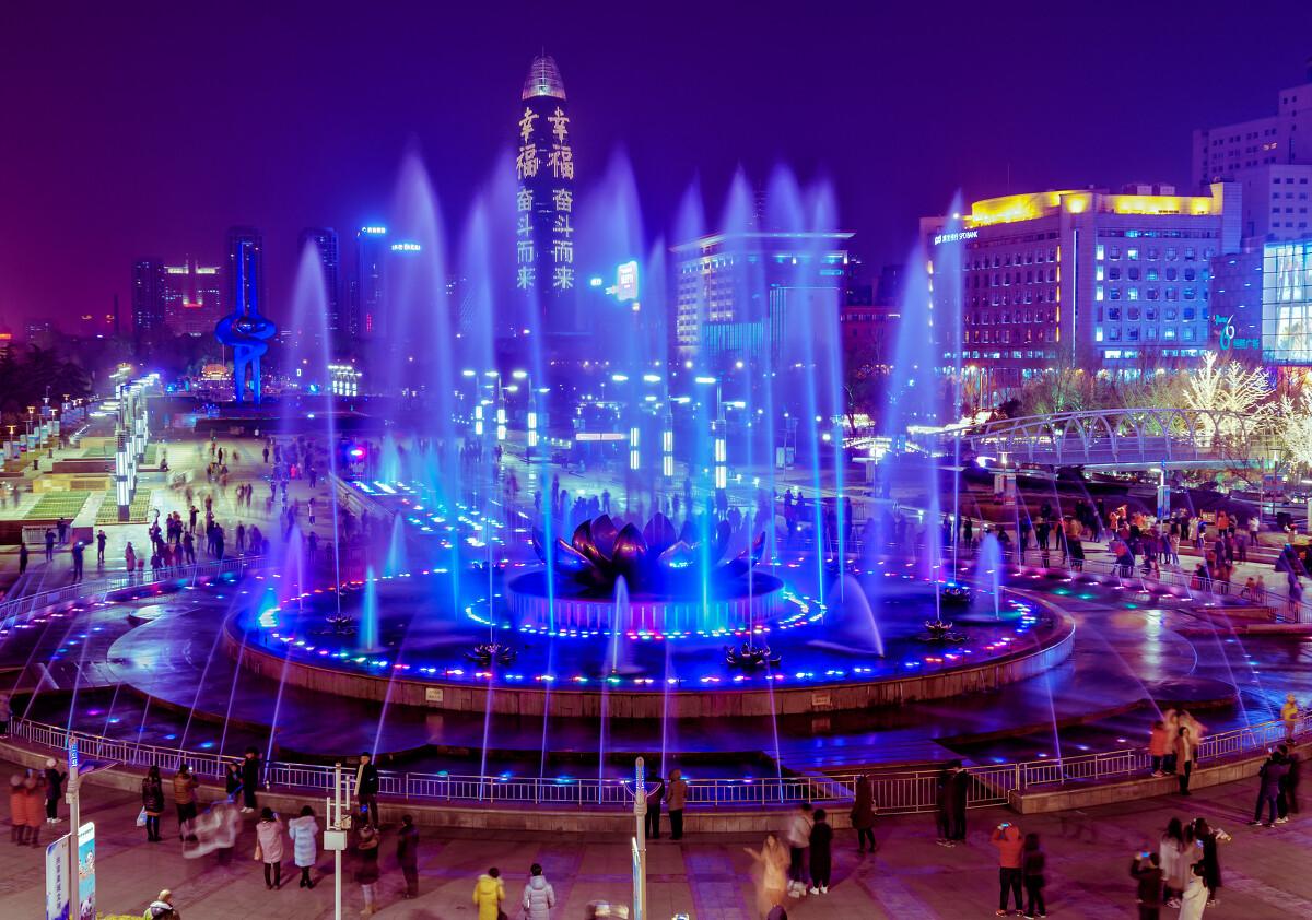 成都广场喷泉制作
