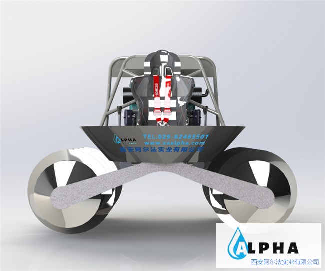 阿尔法全地形螺旋推进车，可横向移动、随意转向如履平地