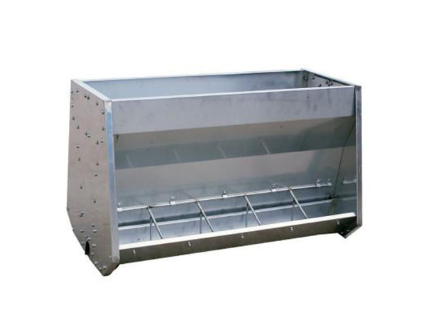 养猪设备喂料器猪用料槽不锈钢双面保育料槽