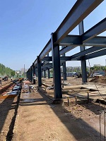 内蒙古农业大学钢结构安装成功！！！