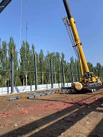 内蒙古农业大学钢结构安装成功！！！