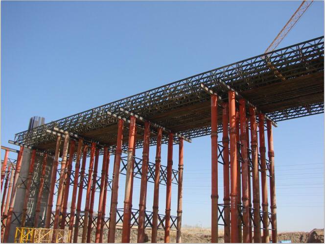 四川钢便桥建设施工便道设置原则的施工要求