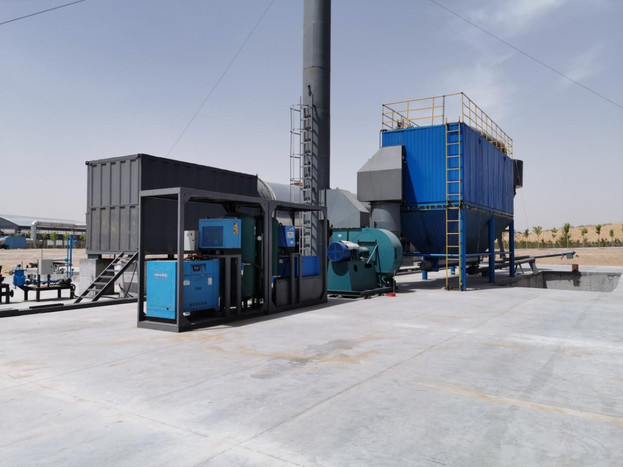 海蓝科技泥浆处理设备应用内蒙古乌审旗泥浆处理站项目