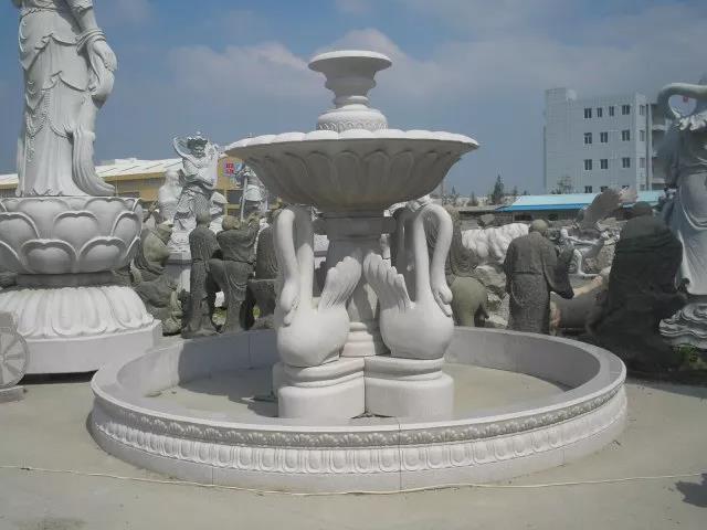 曲阳园林石雕水钵喷泉雕塑介绍