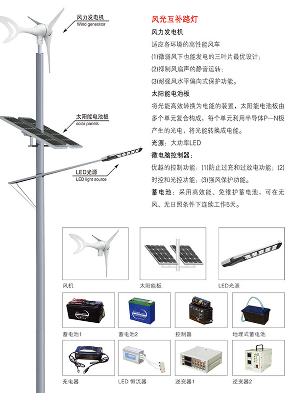四川路灯厂家：风光互补型太阳能道路灯多少一盏？价格多少？
