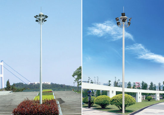 四川路灯厂家：购买中高杆灯需关注哪些技术参数情况？