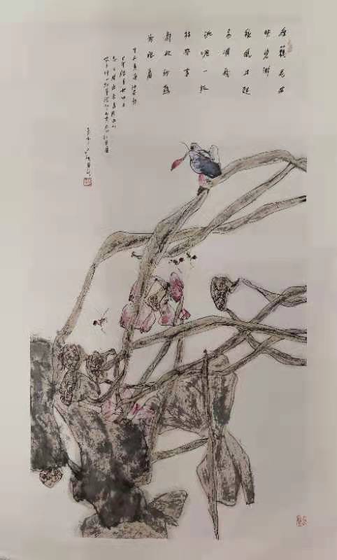 咸阳江文湛字画