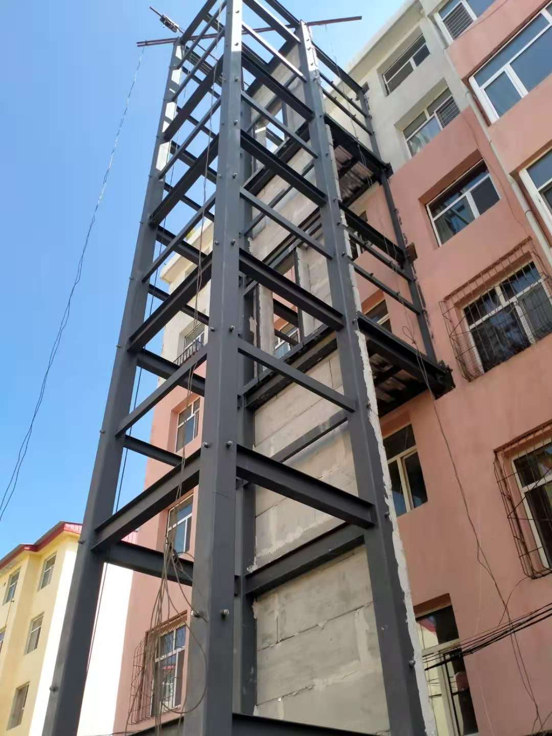 丰镇城建局小区观光电梯项目