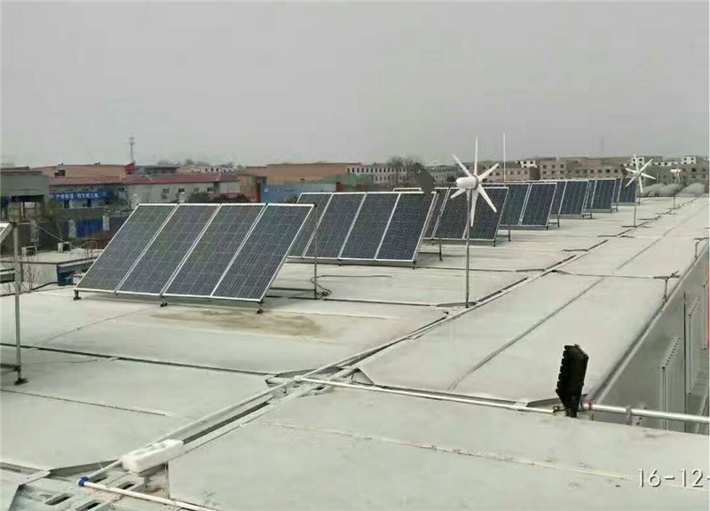 西咸新区**贸易中心工程部太阳能风光互补系统