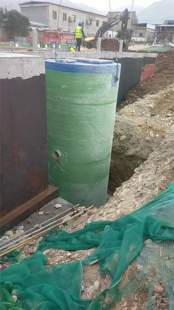新农村改造雨水收集泵站