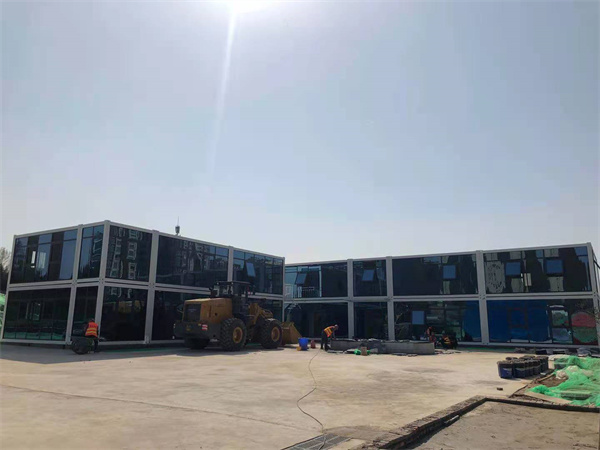 西安打包箱项目部搭建在曲江参天建设有限公司进行
