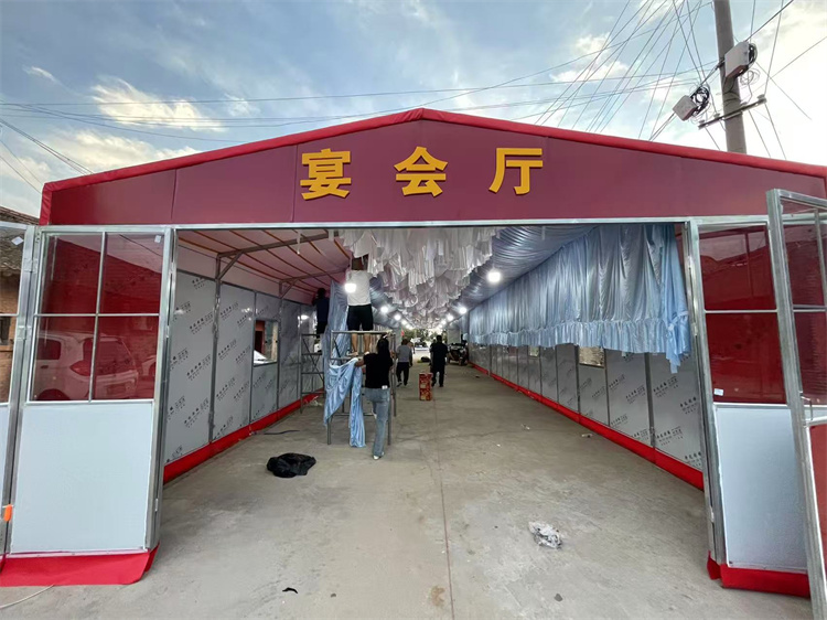 陕西酒席推拉折叠帐篷