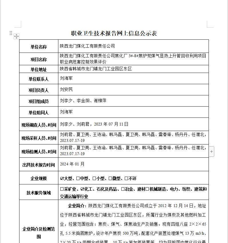 陜西龍門煤化工有限責任公司