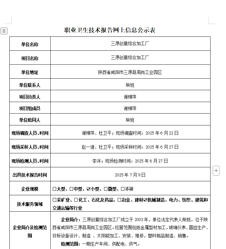 三原創(chuàng)意綜合加工廠