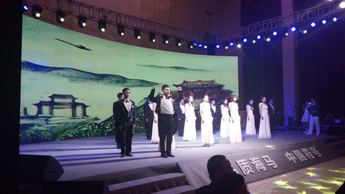 河南沙画表演