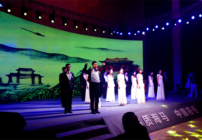 河南沙画表演