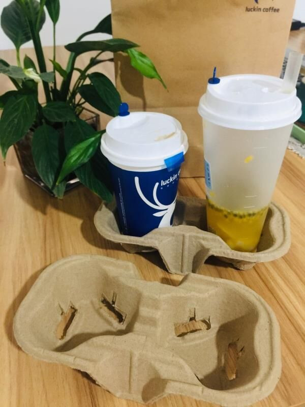 雙杯飲品紙托案例