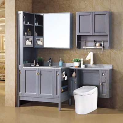 菏泽ZM-88145 组合型美式浴室柜 新款美式浴室柜 多功能美式浴室柜