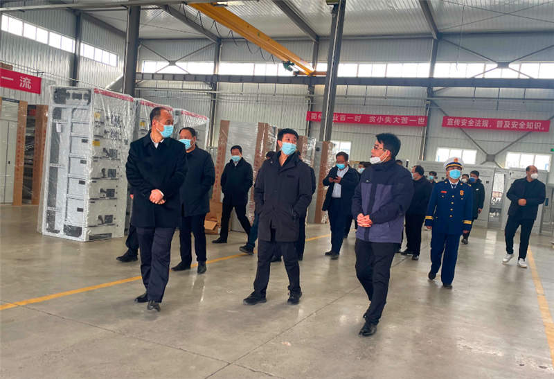 热烈欢迎区政府主要Ling导检查大气污染防治安全生产工作
