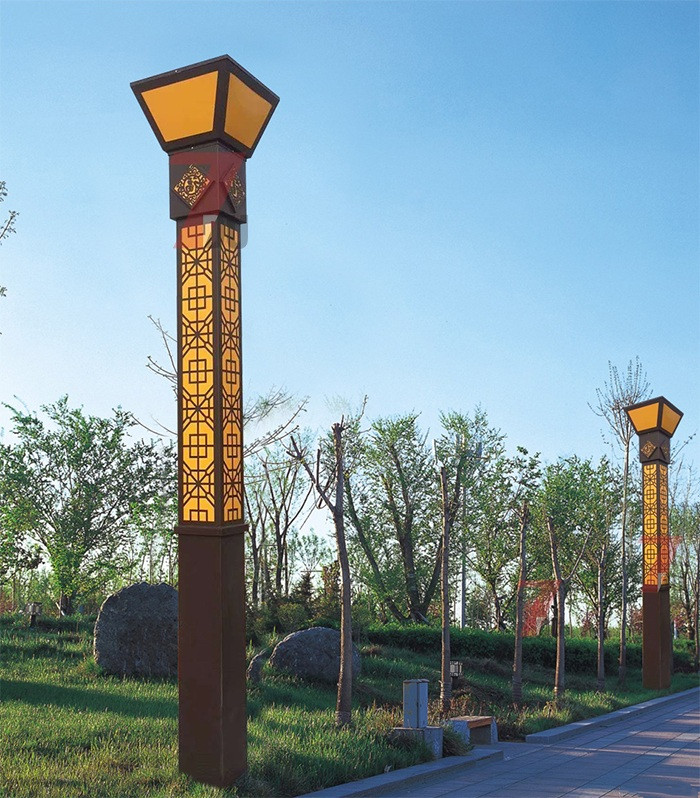 陕西园林景观灯的设计原则和注意事项。