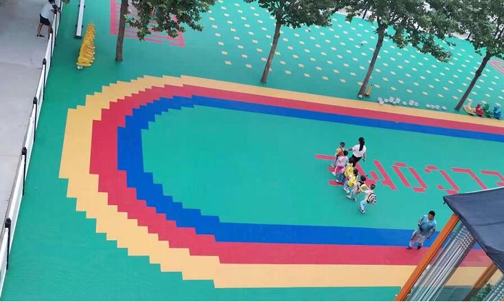 幼儿园塑胶地板合作案例