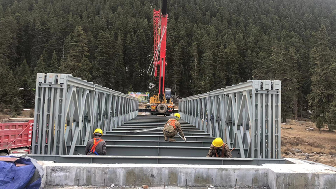 四川厂家科建贝雷桥来说说桥梁的竣工的三点测量方法