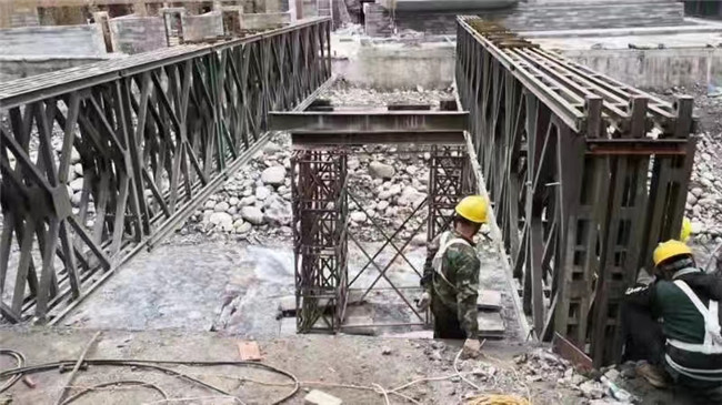 2+2难度的钢便桥，科建做到了