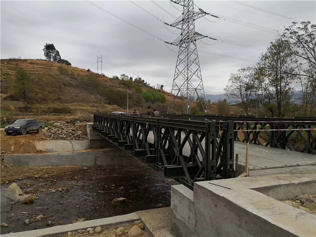 科建贝雷桥能为樟木乡老百姓解决通行的燃眉之急