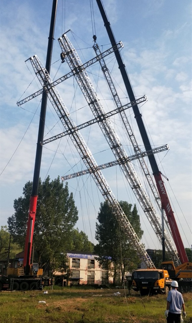 60吨吊车安装电网