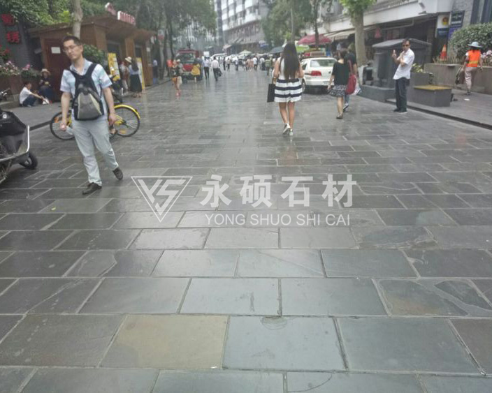铜板石仿古面凹啃边