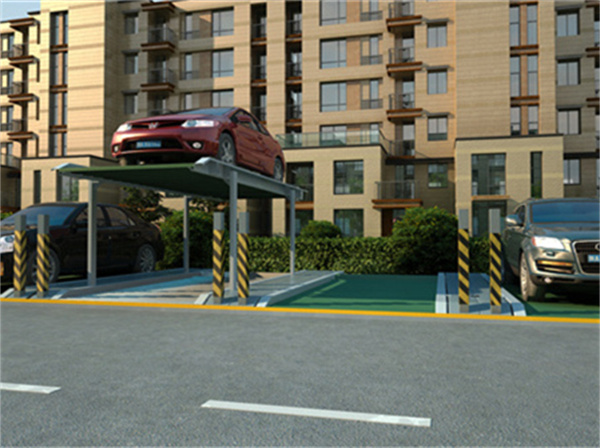 陜西地坑式二、三層簡易升降類停車設備
