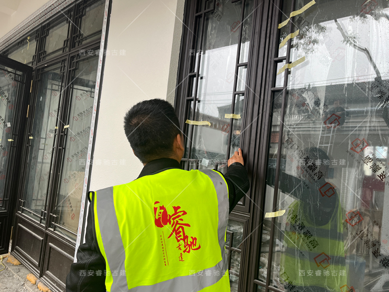 西安仿古断桥铝门窗