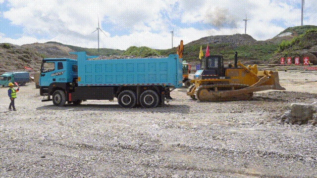 黔南抽水蓄能电站建设进入大坝填筑新阶段