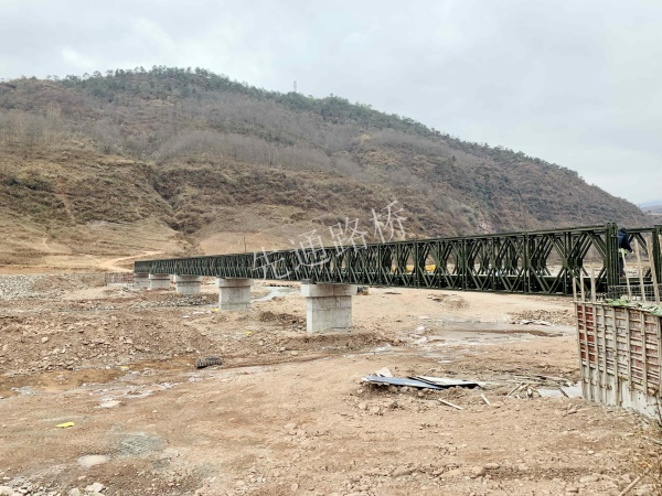 四川钢便桥施工工程案例