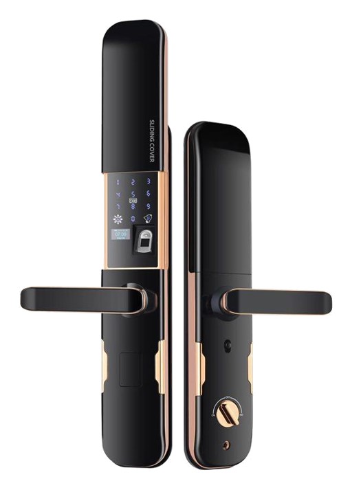 S8防猫眼 半自动 智能门锁