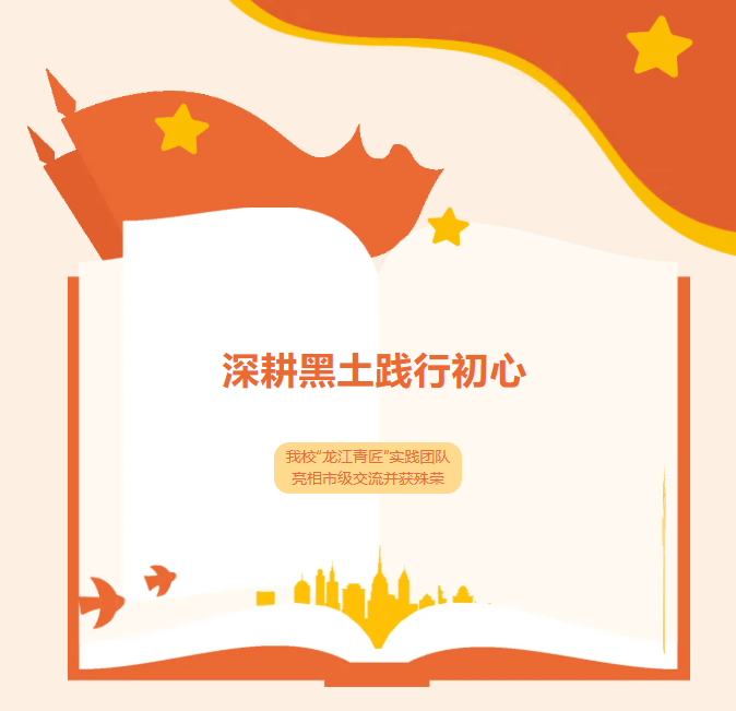 深耕黑土践行初心：以五维实践入选省级重点团队——我校“龙江青匠”实践团队亮相市级交流并获殊荣