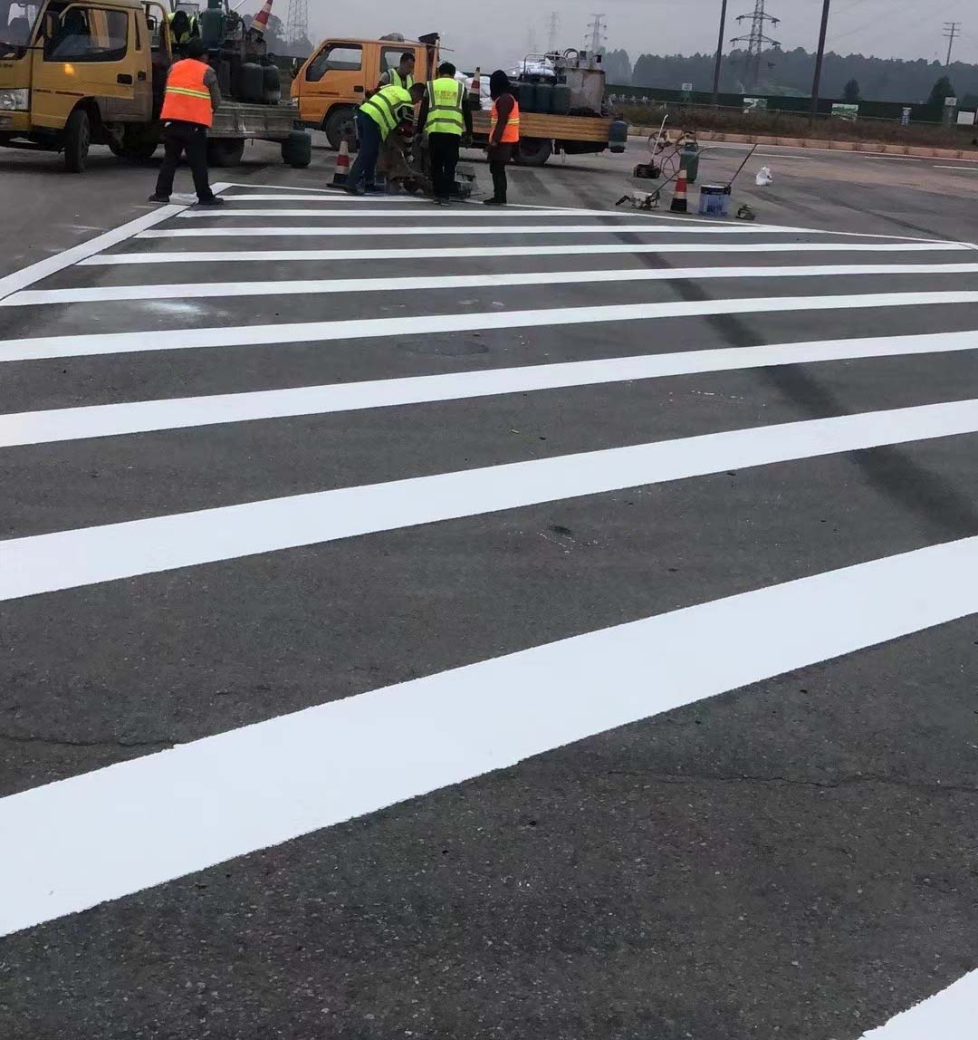 成都道路划线