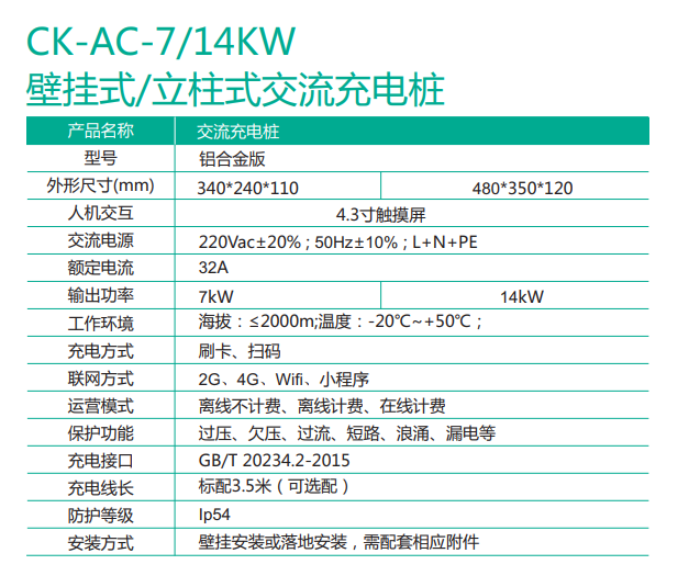 四川交流充電樁