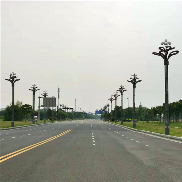 江苏省盐城市中华海棠园沙滩路灯安装