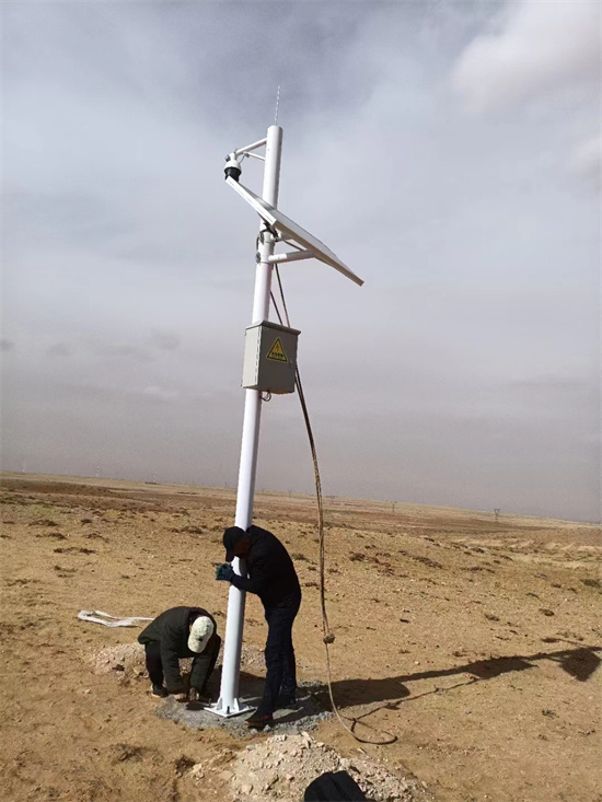 内蒙乌拉特中旗风场监控太阳能供电系统合作案例