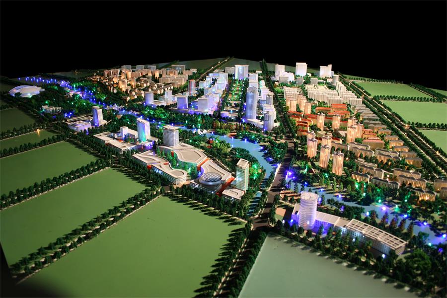 城市規劃模型——太倉新港城中心3