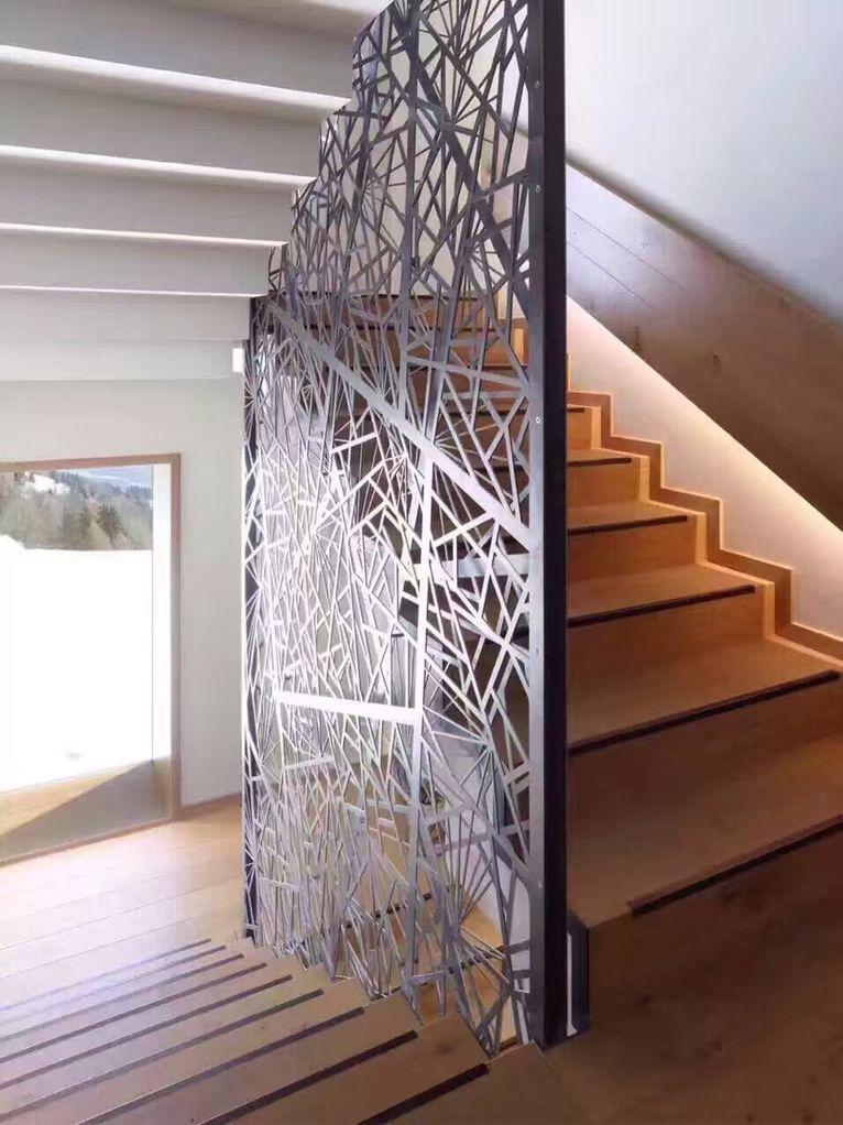四川造型铝单板-楼梯屏风系列