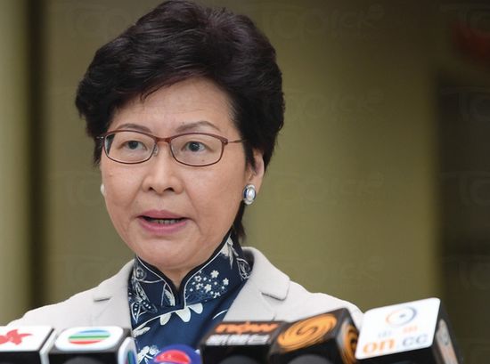 林郑月娥呼吁香港社会各界反对暴力、维护法治