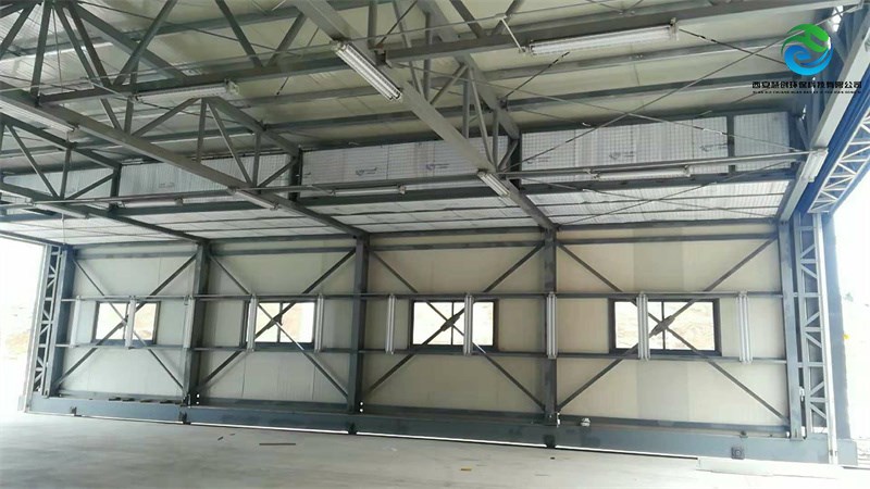 整体移动式喷漆房施工案例